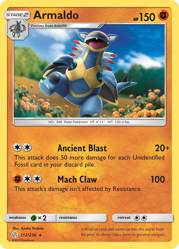 Image for Armaldo (112/236) (SM - Cosmic Eclipse) (SM12) - Pokemon