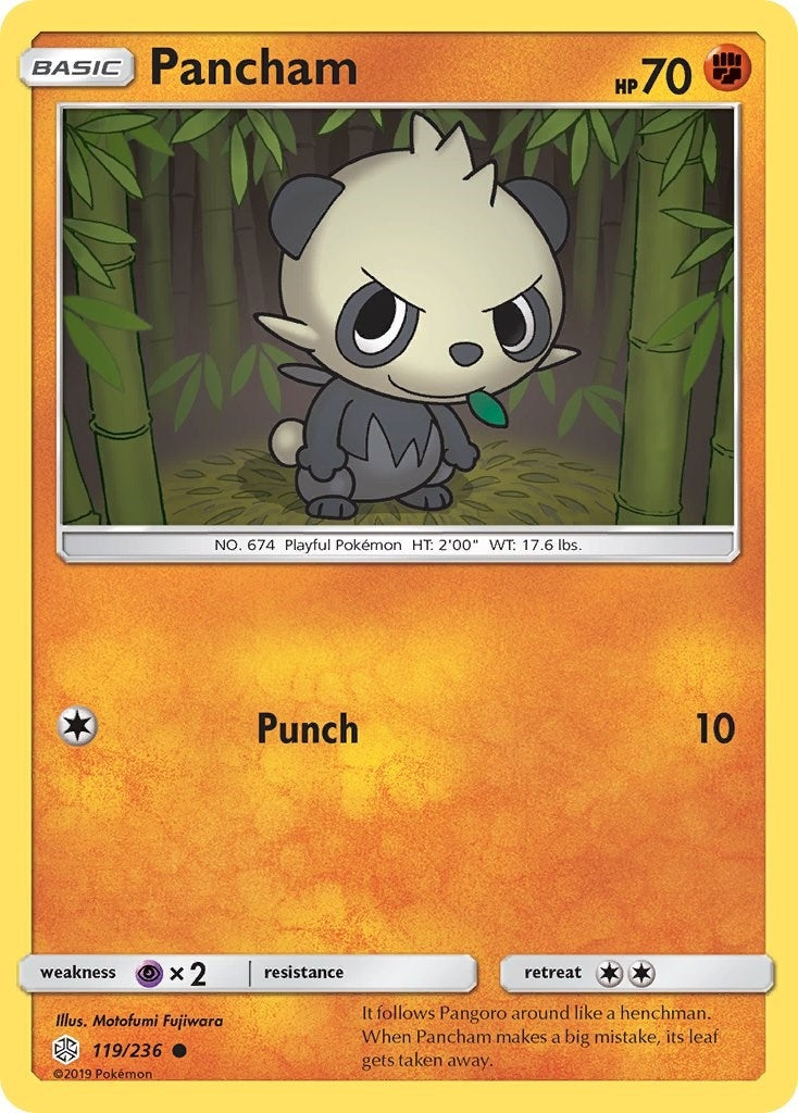Image for Pancham (119/236) (SM - Cosmic Eclipse) (SM12) - Pokemon