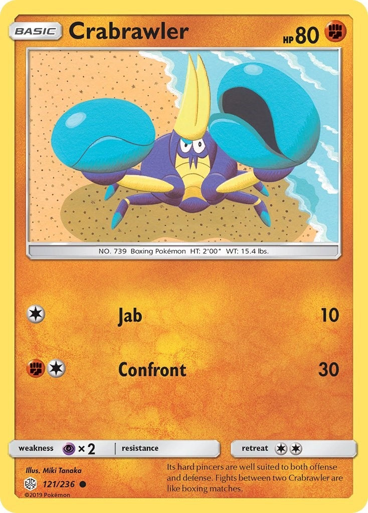 Image for Crabrawler (121/236) (SM - Cosmic Eclipse) (SM12) - Pokemon