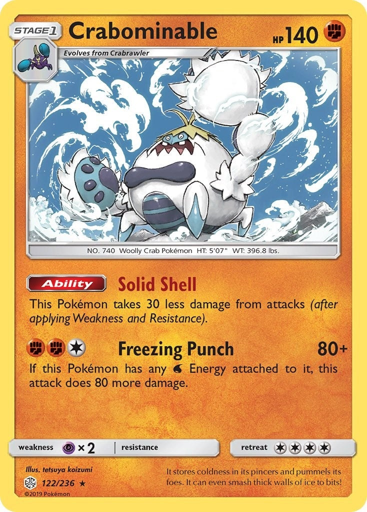 Image for Crabominable (122/236) (SM - Cosmic Eclipse) (SM12) - Pokemon