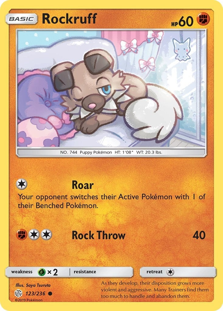 Image for Rockruff (123/236) (SM - Cosmic Eclipse) (SM12) - Pokemon