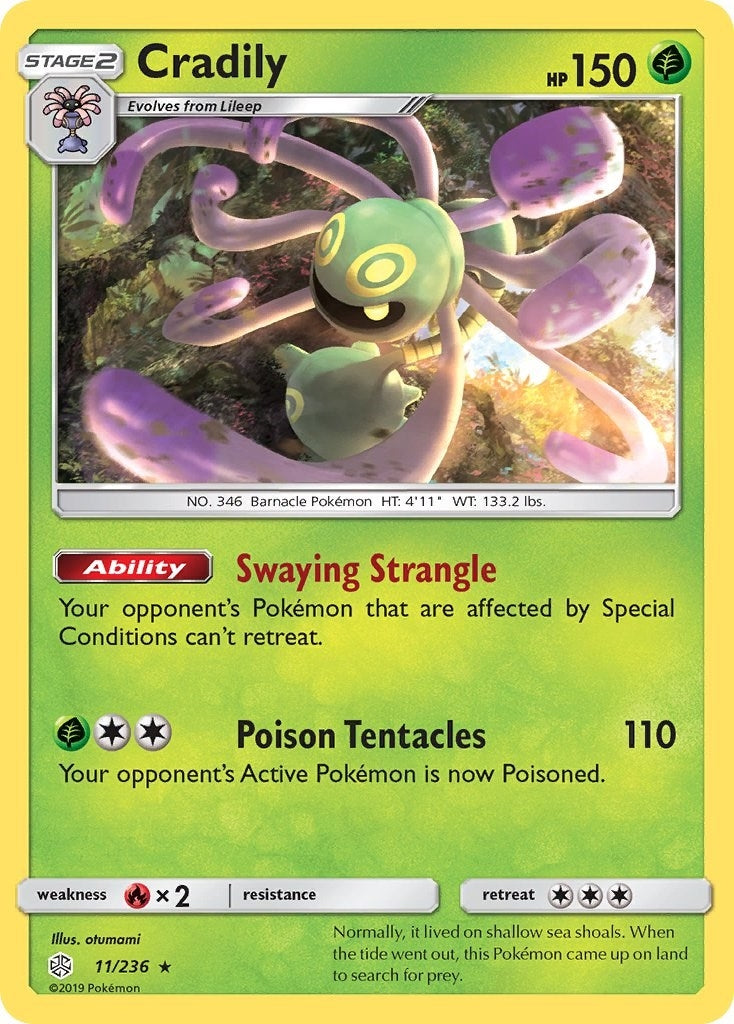 Image for Cradily (11/236) (SM - Cosmic Eclipse) (SM12) - Pokemon