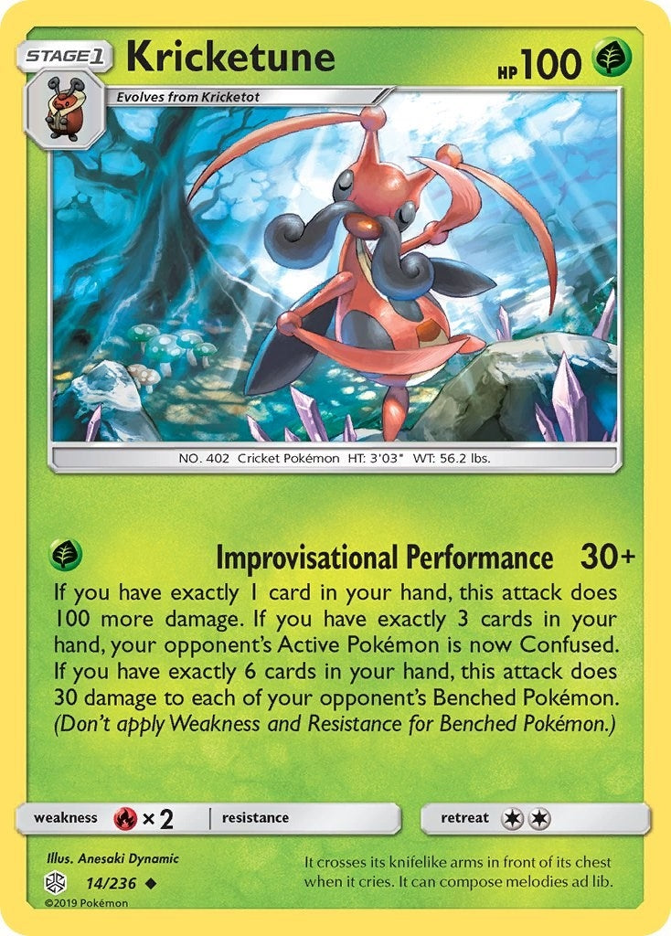 Image for Kricketune (14/236) (SM - Cosmic Eclipse) (SM12) - Pokemon