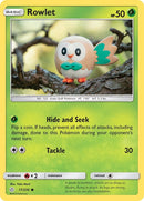Image for Rowlet (17/236) (SM - Cosmic Eclipse) (SM12) - Pokemon