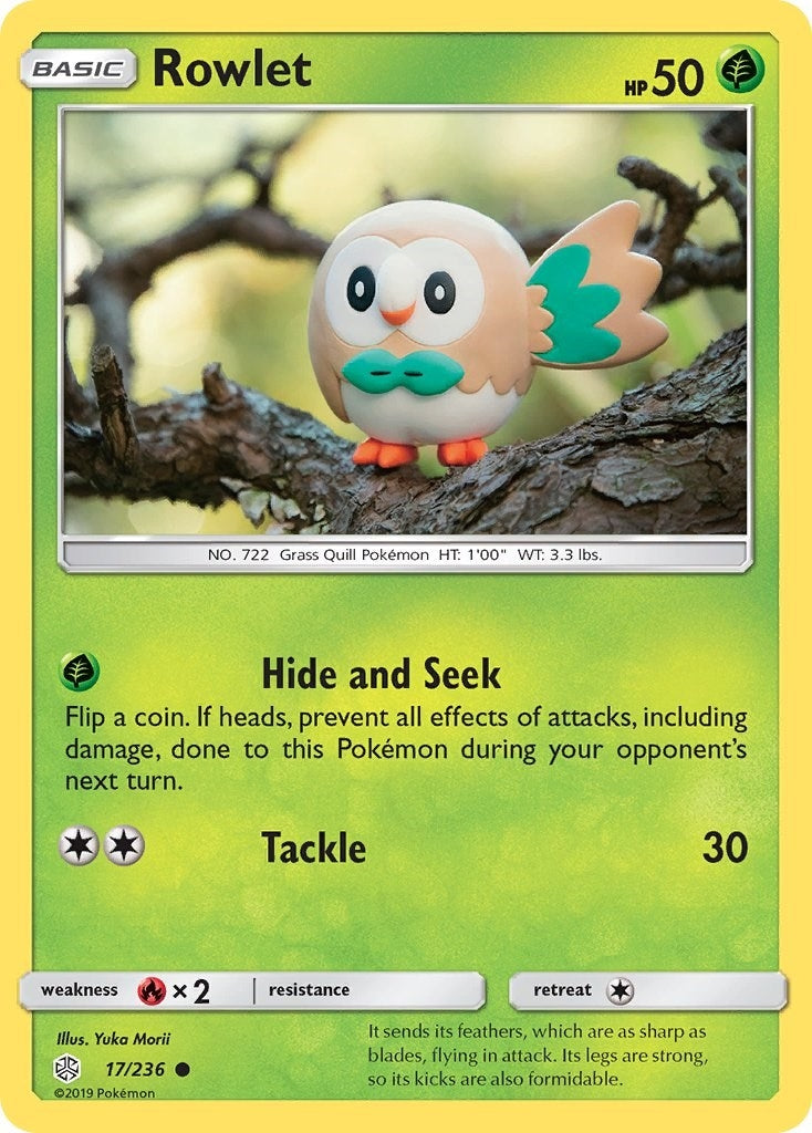 Image for Rowlet (17/236) (SM - Cosmic Eclipse) (SM12) - Pokemon