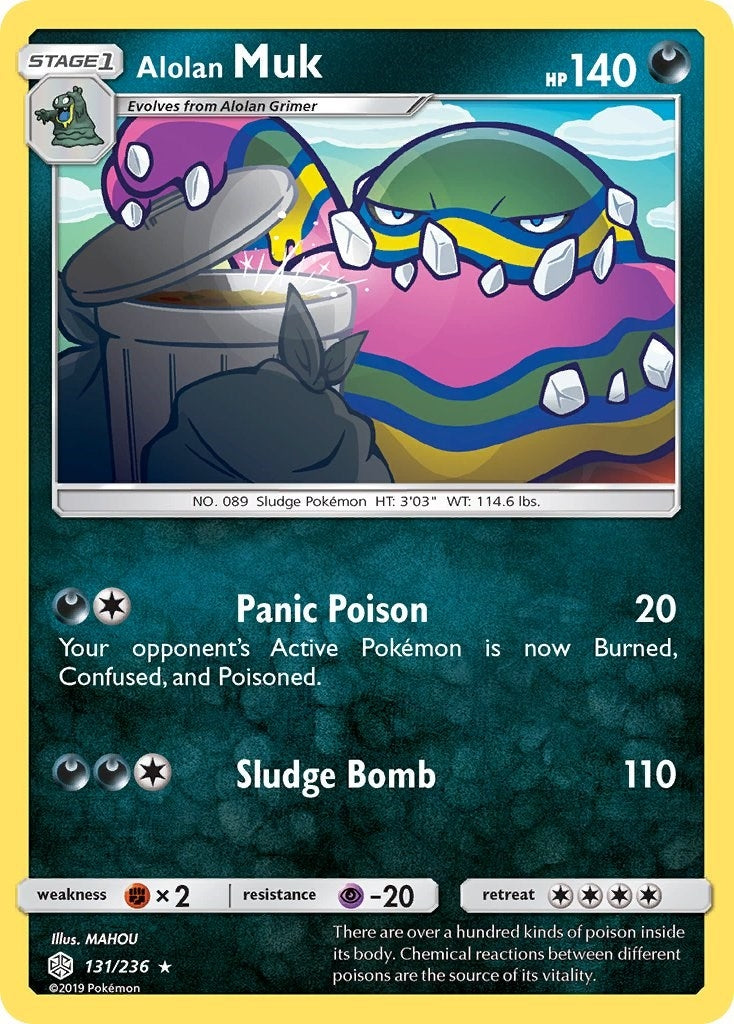 Image for Alolan Muk (131/236) (SM - Cosmic Eclipse) (SM12) - Pokemon