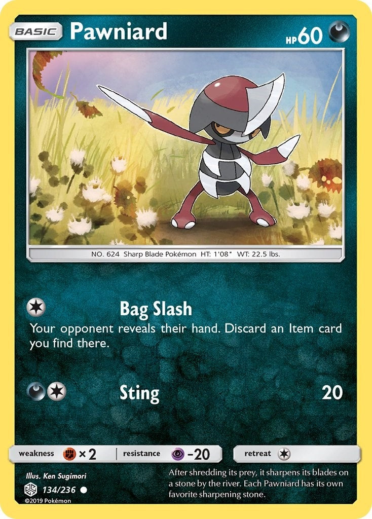 Image for Pawniard (134/236) (SM - Cosmic Eclipse) (SM12) - Pokemon