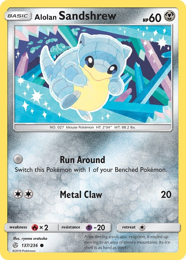 Image for Alolan Sandshrew (137/236) (SM - Cosmic Eclipse) (SM12) - Pokemon