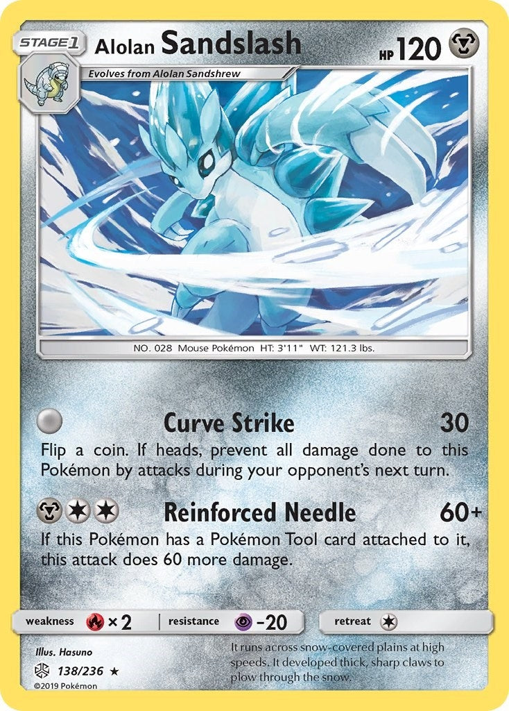 Image for Alolan Sandslash (138/236) (SM - Cosmic Eclipse) (SM12) - Pokemon