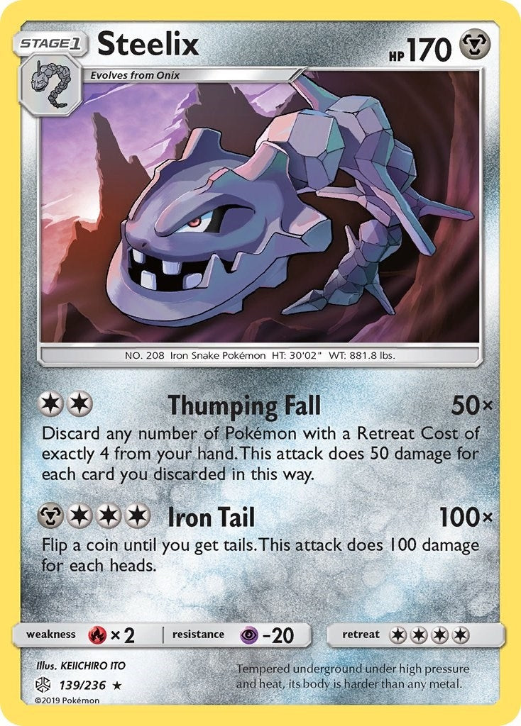 Image for Steelix (139/236) (SM - Cosmic Eclipse) (SM12) - Pokemon