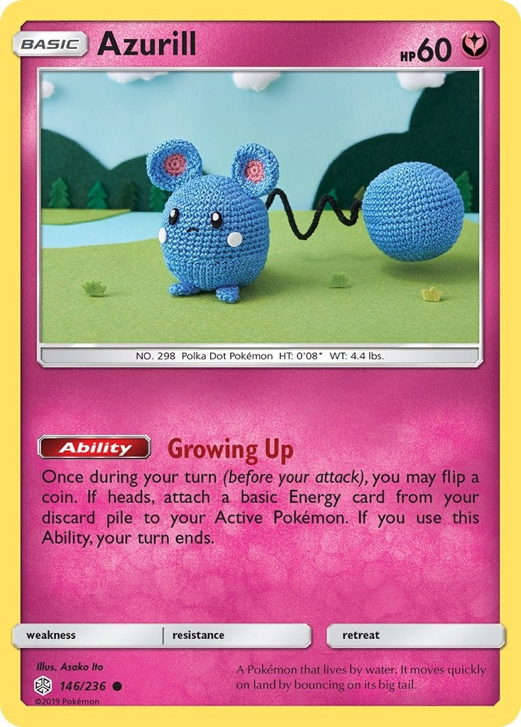 Image for Azurill (146/236) (SM - Cosmic Eclipse) (SM12) - Pokemon