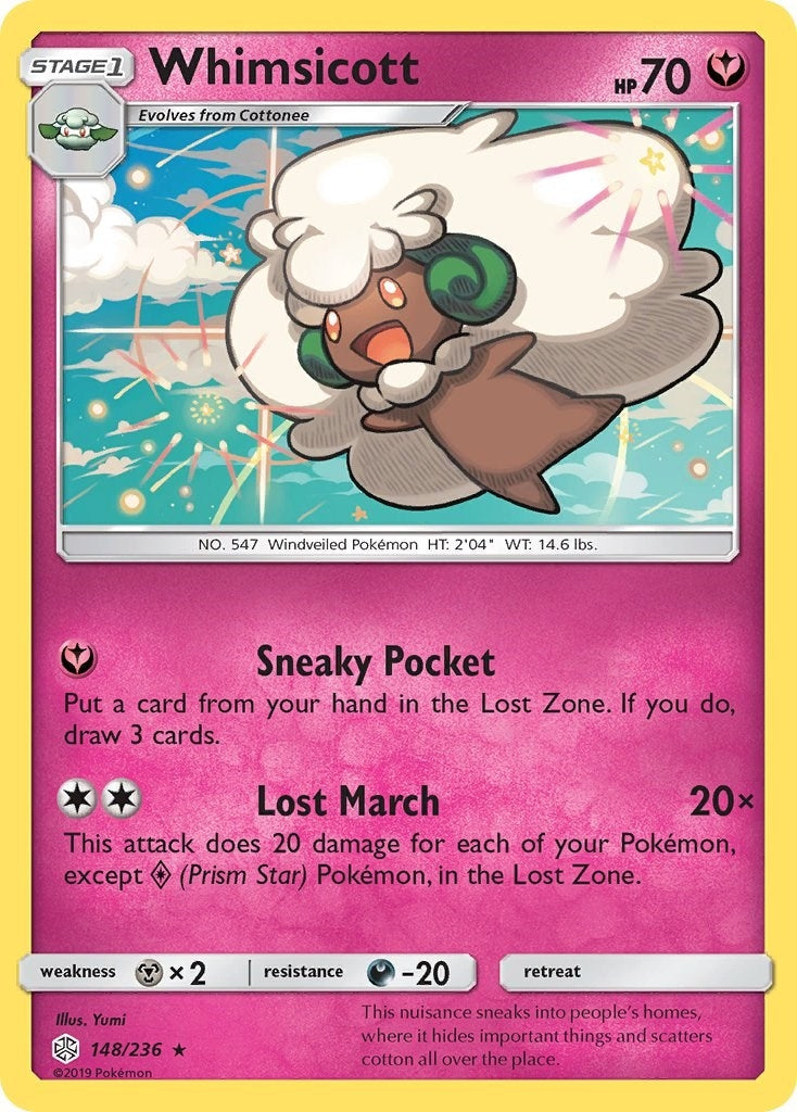 Image for Whimsicott (148/236) (SM - Cosmic Eclipse) (SM12) - Pokemon