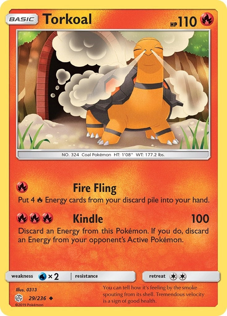 Image for Torkoal (29/236) (SM - Cosmic Eclipse) (SM12) - Pokemon