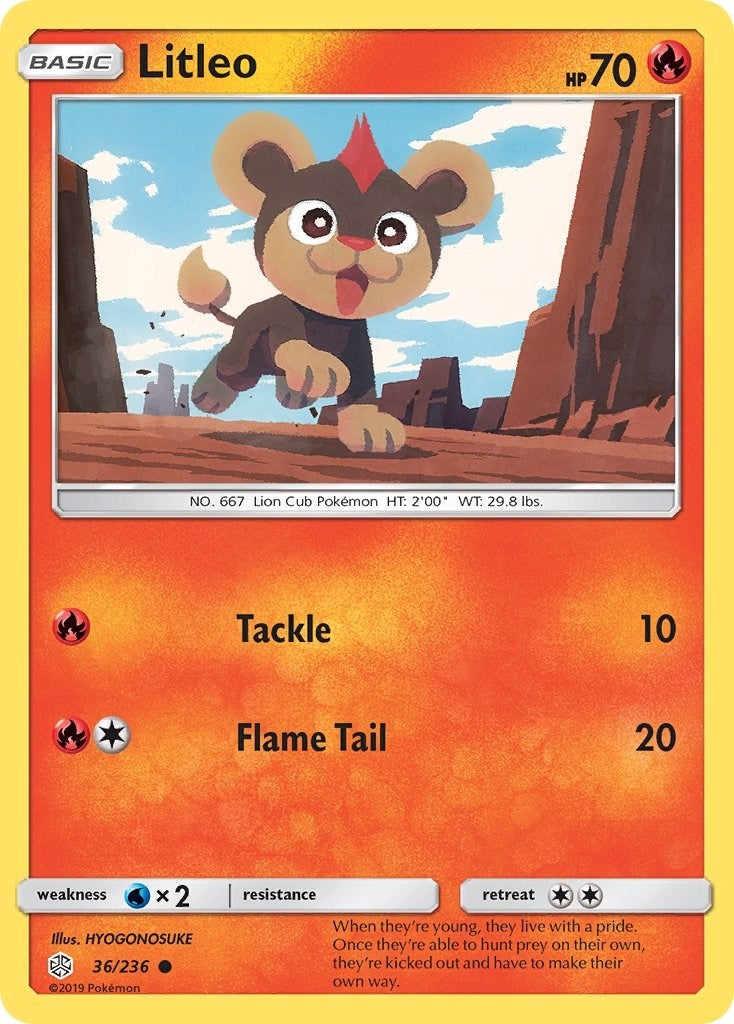 Image for Litleo (36/236) (SM - Cosmic Eclipse) (SM12) - Pokemon