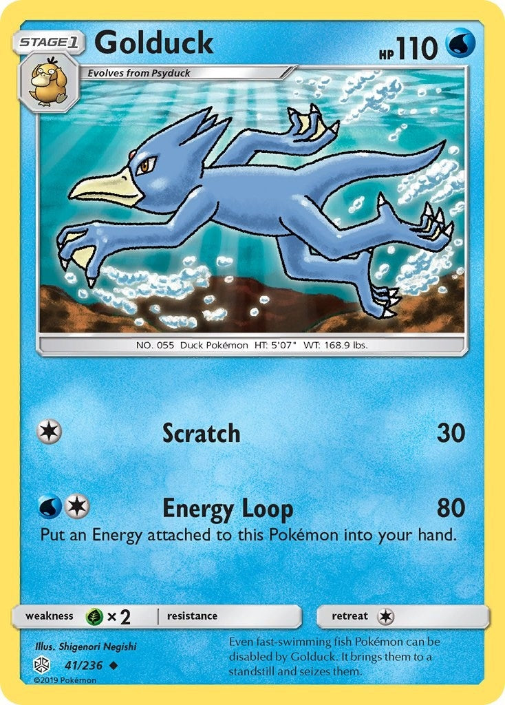 Image for Golduck (41/236) (SM - Cosmic Eclipse) (SM12) - Pokemon