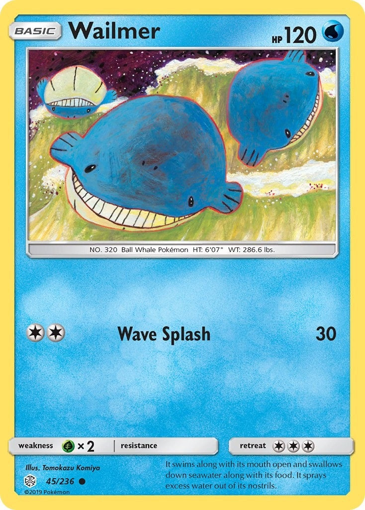 Image for Wailmer (45/236) (SM - Cosmic Eclipse) (SM12) - Pokemon