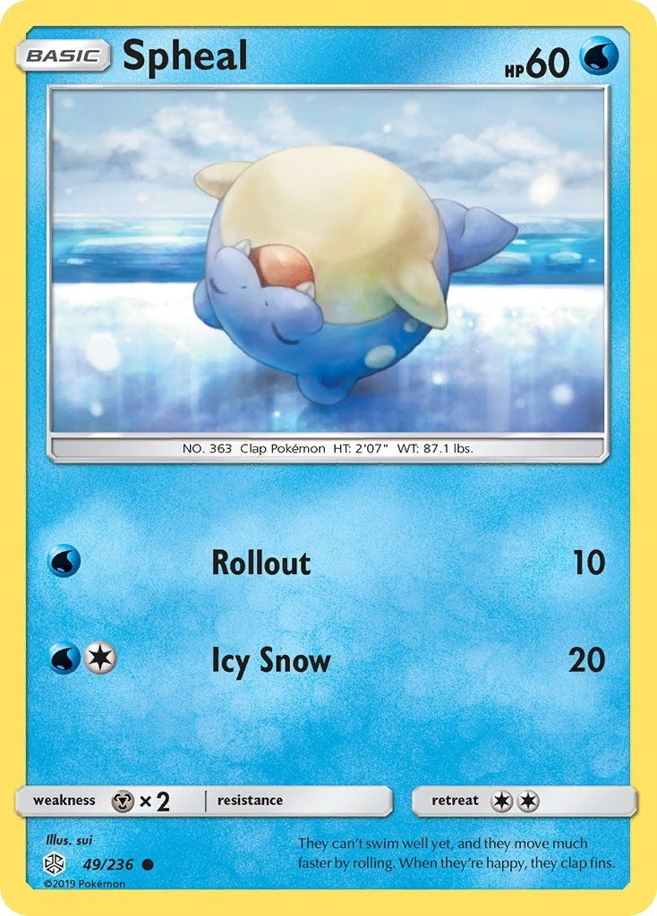 Image for Spheal (49/236) (SM - Cosmic Eclipse) (SM12) - Pokemon