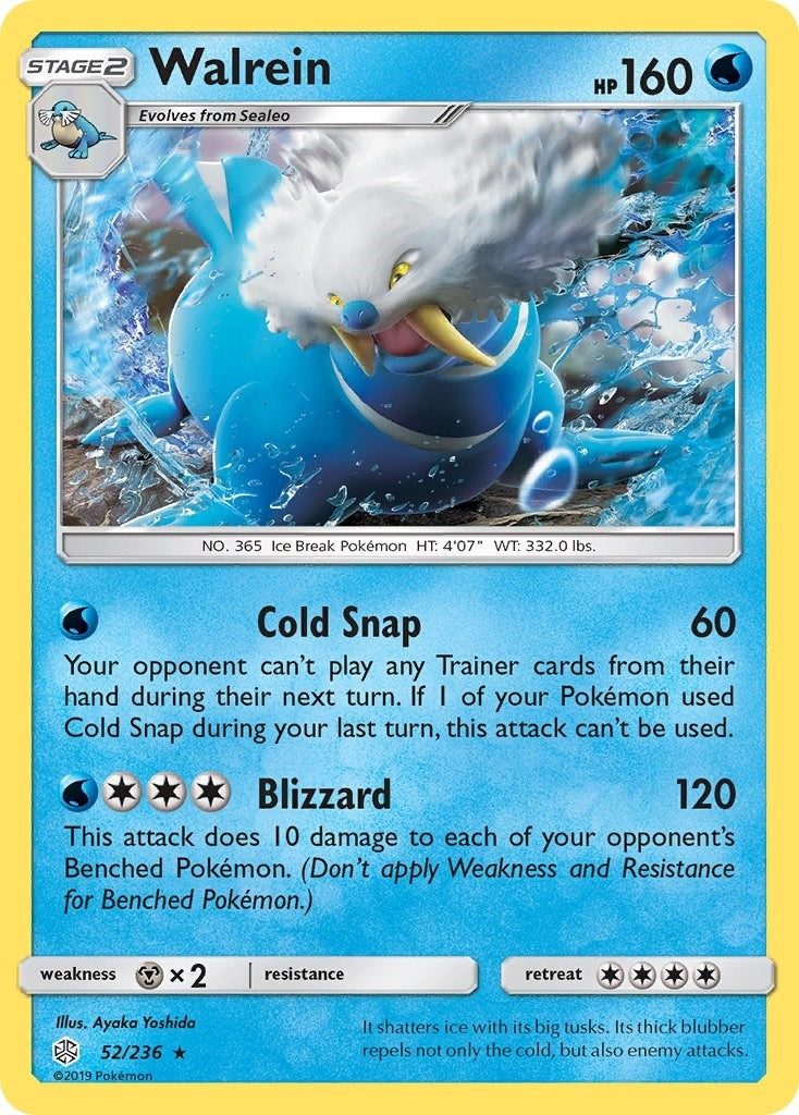 Image for Walrein (52/236) (SM - Cosmic Eclipse) (SM12) - Pokemon