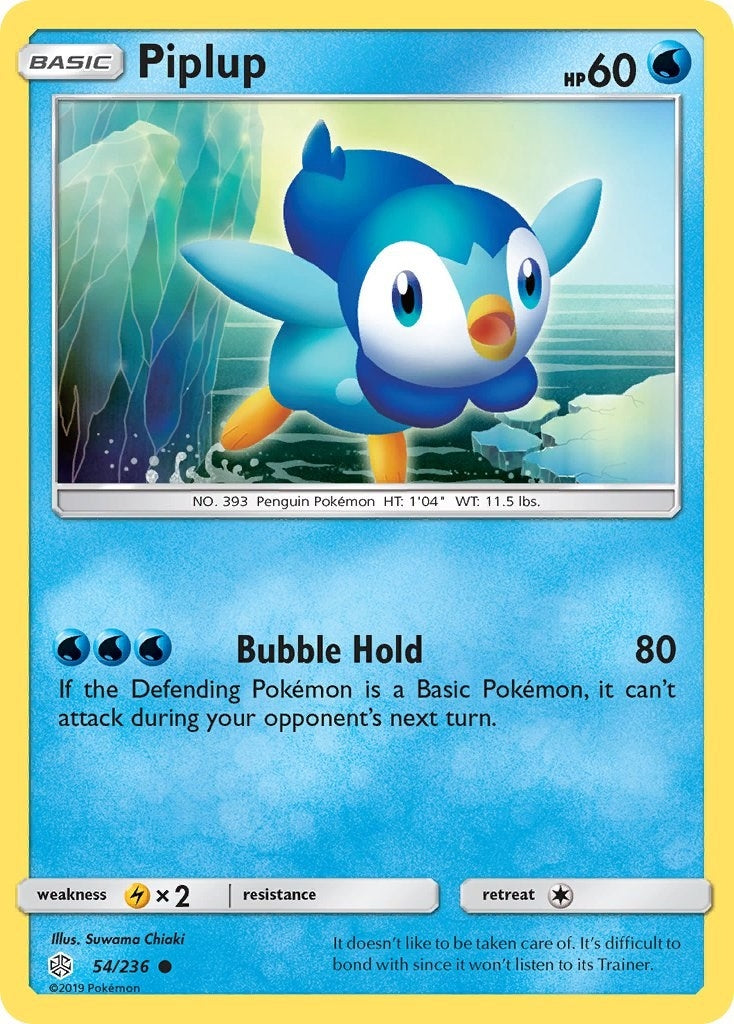 Image for Piplup (54/236) (SM - Cosmic Eclipse) (SM12) - Pokemon