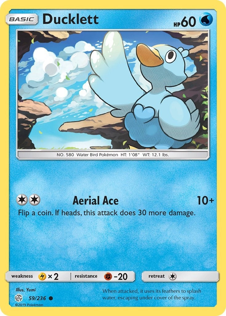 Image for Ducklett (59/236) (SM - Cosmic Eclipse) (SM12) - Pokemon