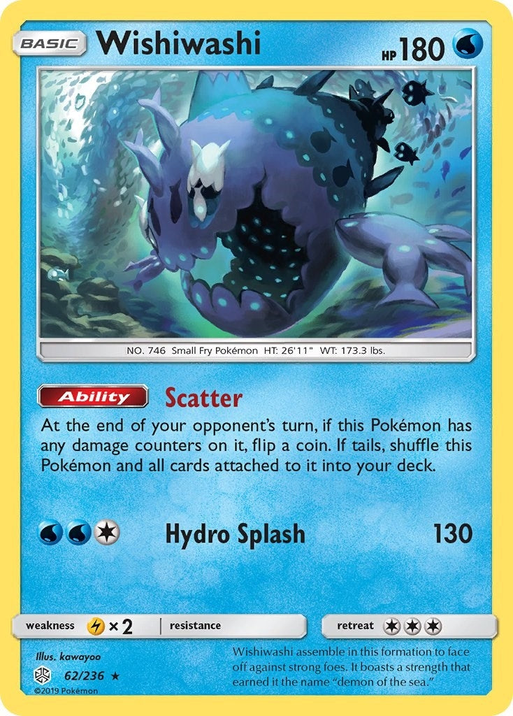 Wishiwashi (62/236) (SM - Cosmic Eclipse) Pokemon