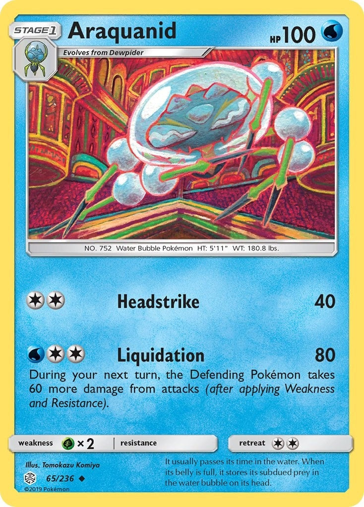 Image for Araquanid (65/236) (SM - Cosmic Eclipse) (SM12) - Pokemon
