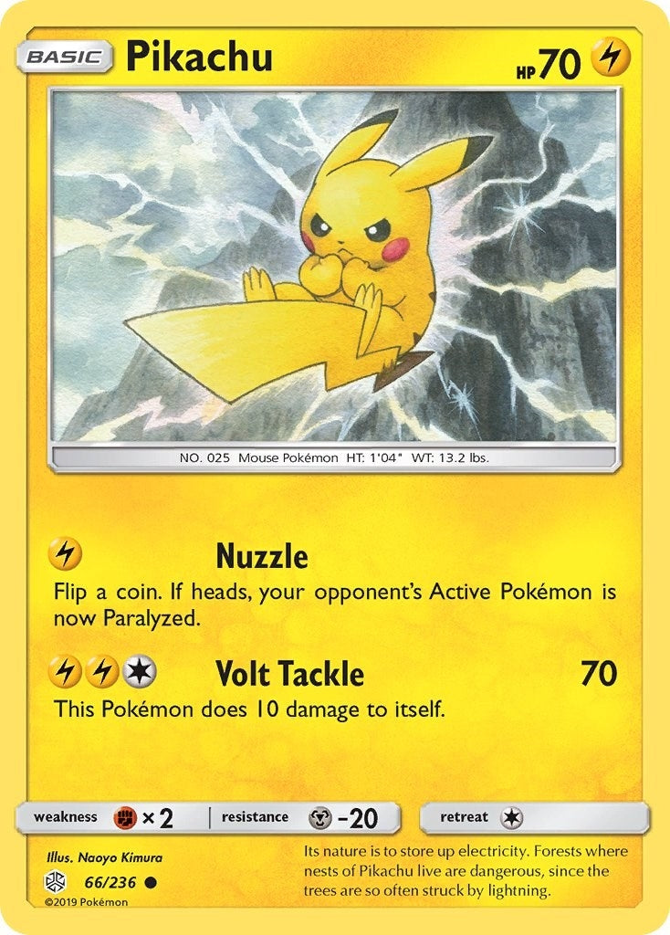 Image for Pikachu (66/236) (SM - Cosmic Eclipse) (SM12) - Pokemon