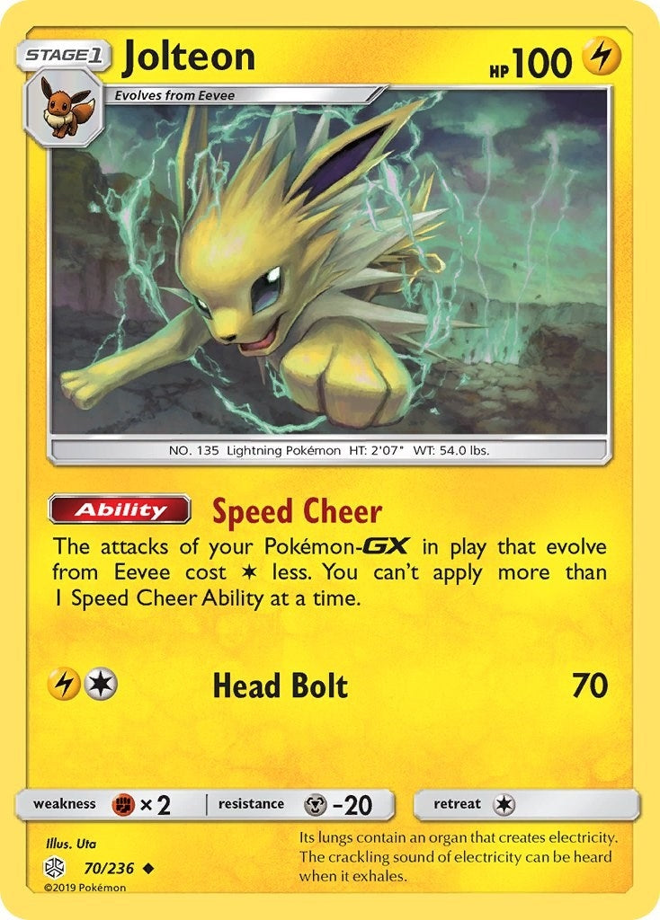 Image for Jolteon (70/236) (SM - Cosmic Eclipse) (SM12) - Pokemon