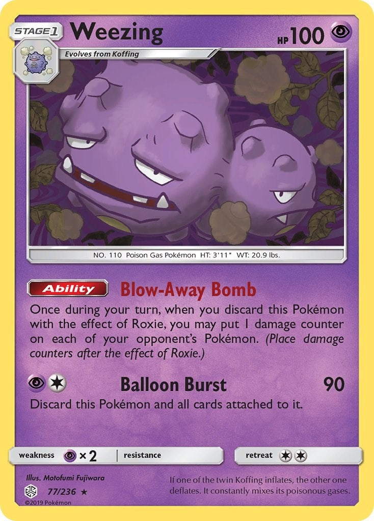 Image for Weezing (77/236) (SM - Cosmic Eclipse) (SM12) - Pokemon