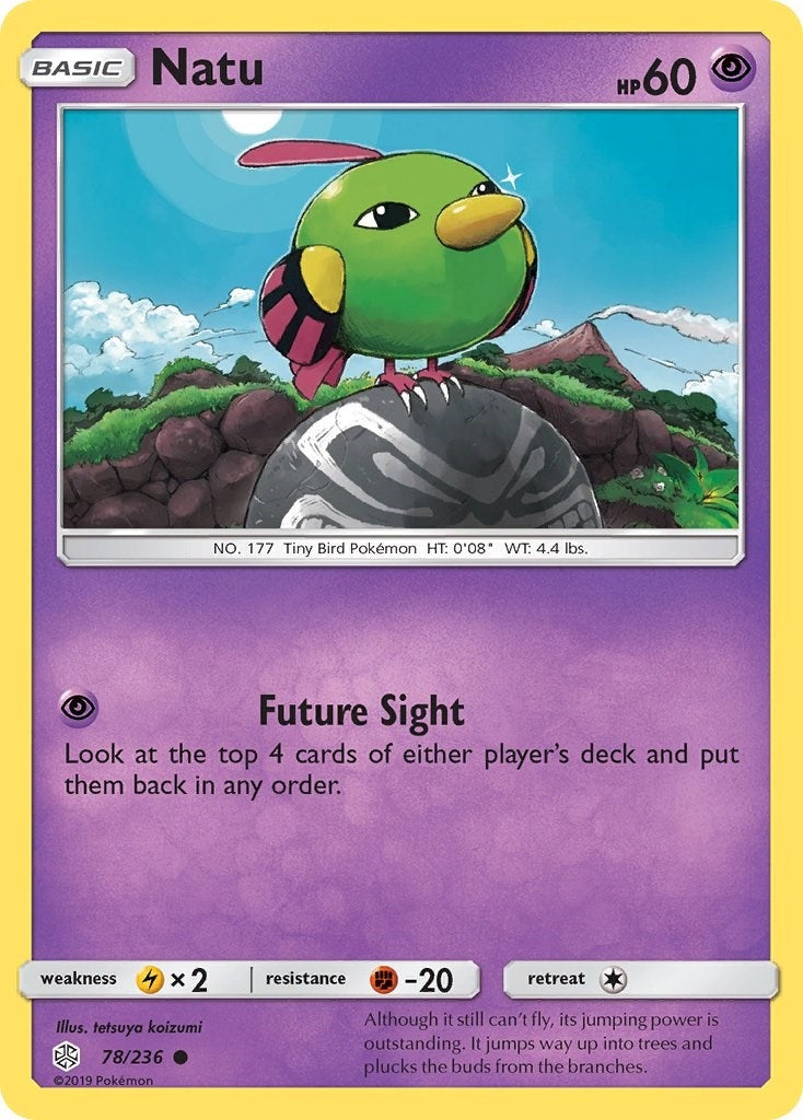 Image for Natu (78/236) (SM - Cosmic Eclipse) (SM12) - Pokemon