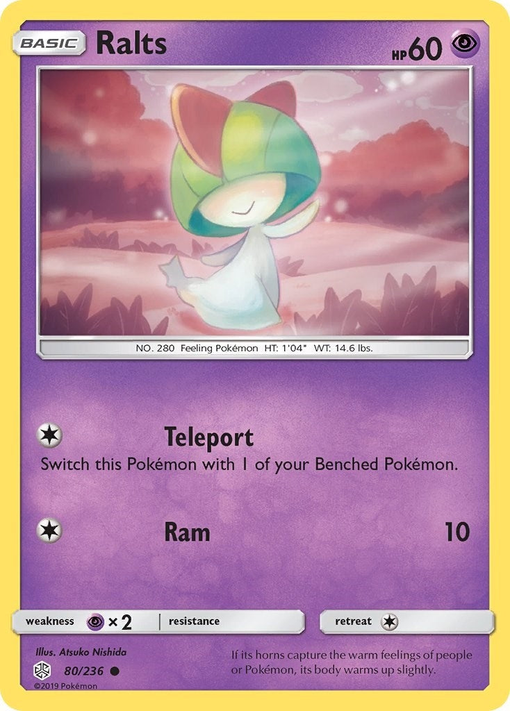 Image for Ralts (80/236) (SM - Cosmic Eclipse) (SM12) - Pokemon