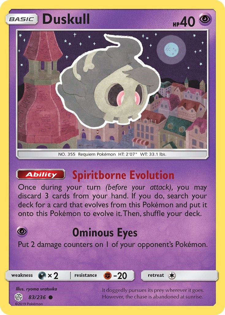 Image for Duskull (83/236) (SM - Cosmic Eclipse) (SM12) - Pokemon
