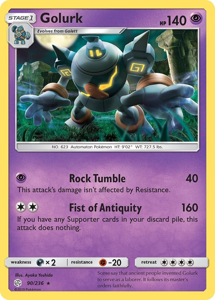 Image for Golurk (90/236) (SM - Cosmic Eclipse) (SM12) - Pokemon