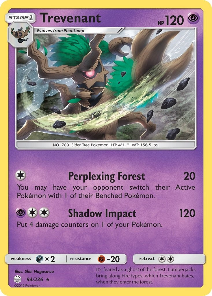 Image for Trevenant (94/236) (SM - Cosmic Eclipse) (SM12) - Pokemon