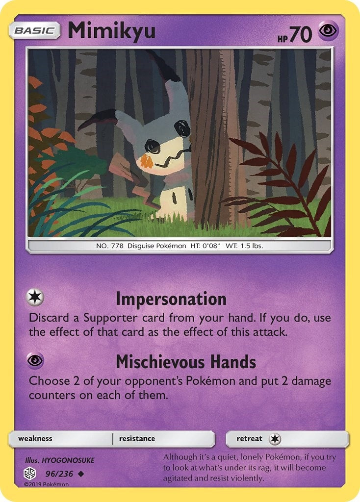 Image for Mimikyu (96) (96/236) (SM - Cosmic Eclipse) (SM12) - Pokemon