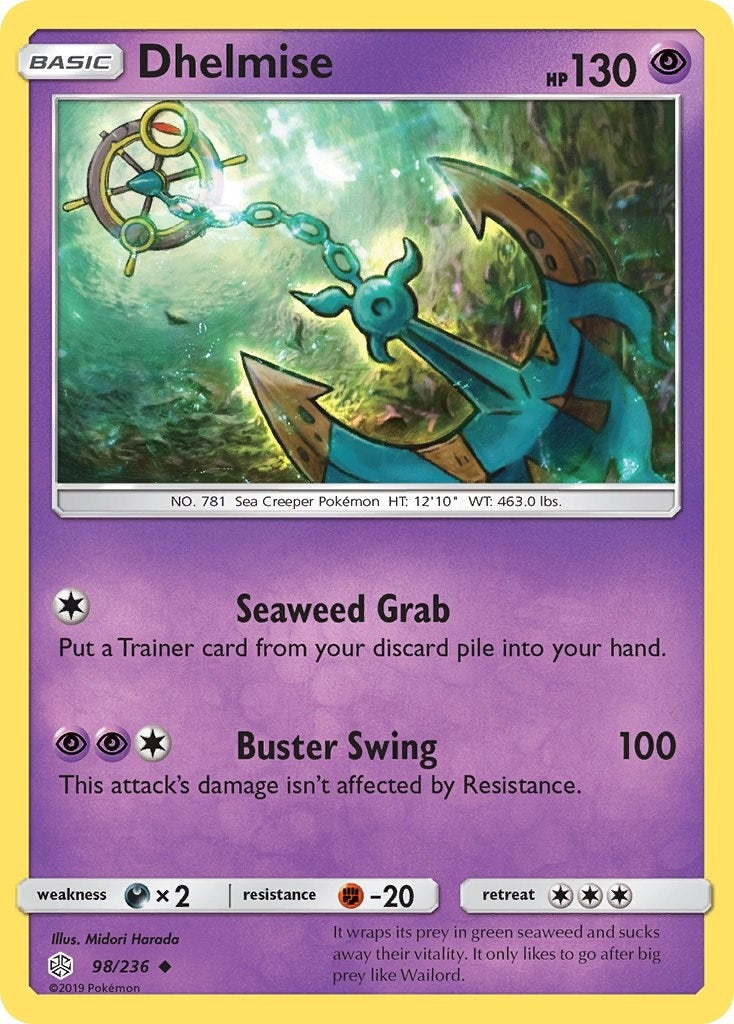 Image for Dhelmise (98/236) (SM - Cosmic Eclipse) (SM12) - Pokemon
