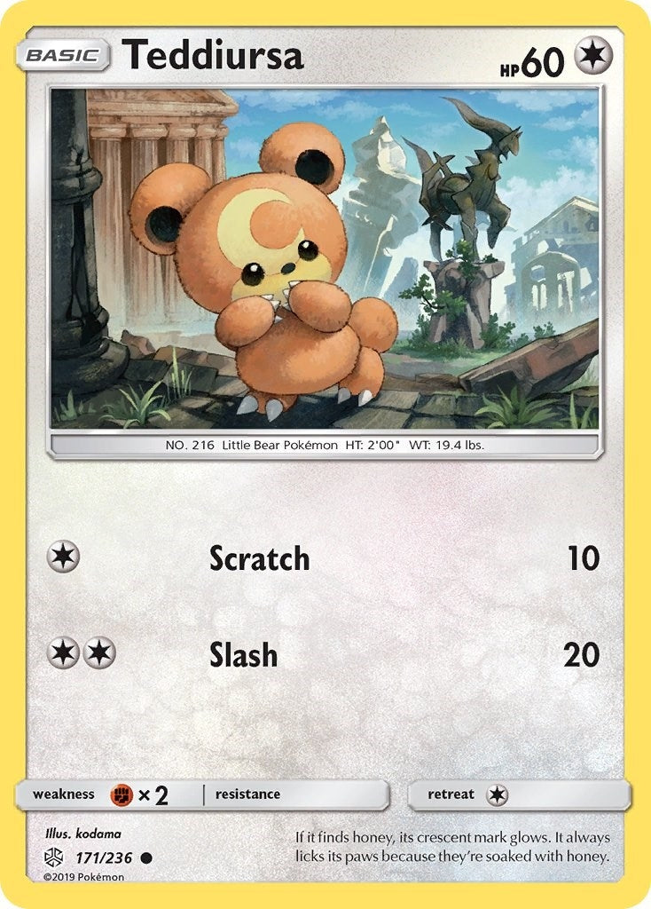 Image for Teddiursa (171/236) (SM - Cosmic Eclipse) (SM12) - Pokemon