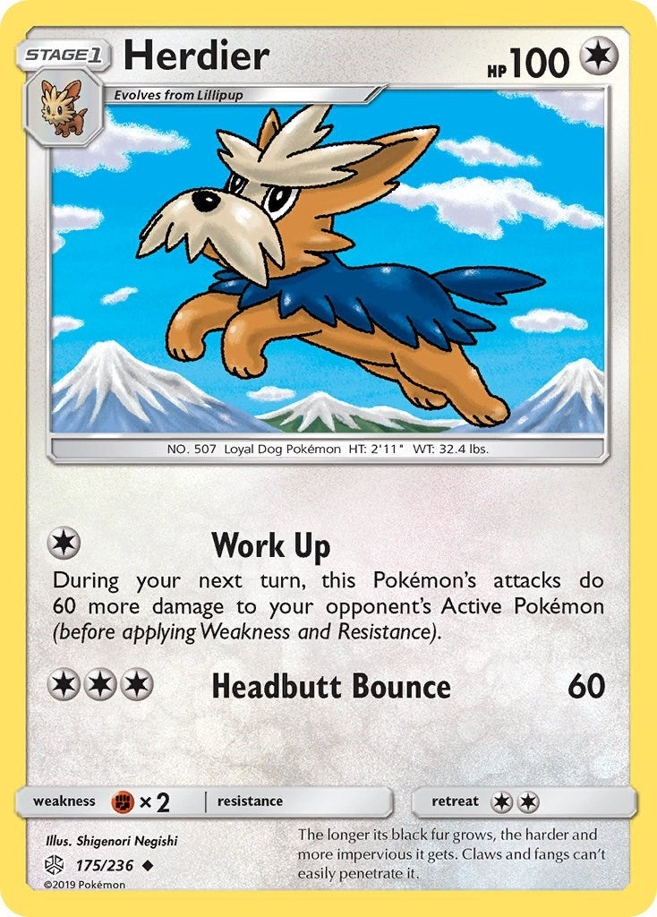 Image for Herdier (175/236) (SM - Cosmic Eclipse) (SM12) - Pokemon