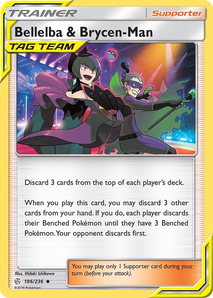 Image for Bellelba & Brycen-Man (186/236) (SM - Cosmic Eclipse) (SM12) - Pokemon