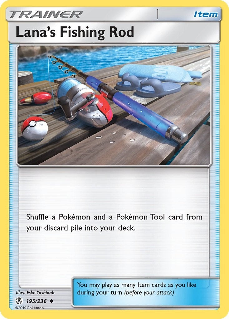 Image for Lana's Fishing Rod (195/236) (SM - Cosmic Eclipse) (SM12) - Pokemon