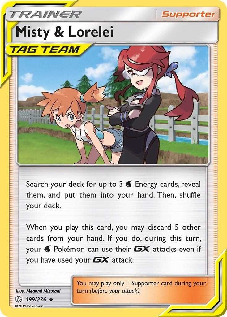 Image for Misty & Lorelei (199/236) (SM - Cosmic Eclipse) (SM12) - Pokemon