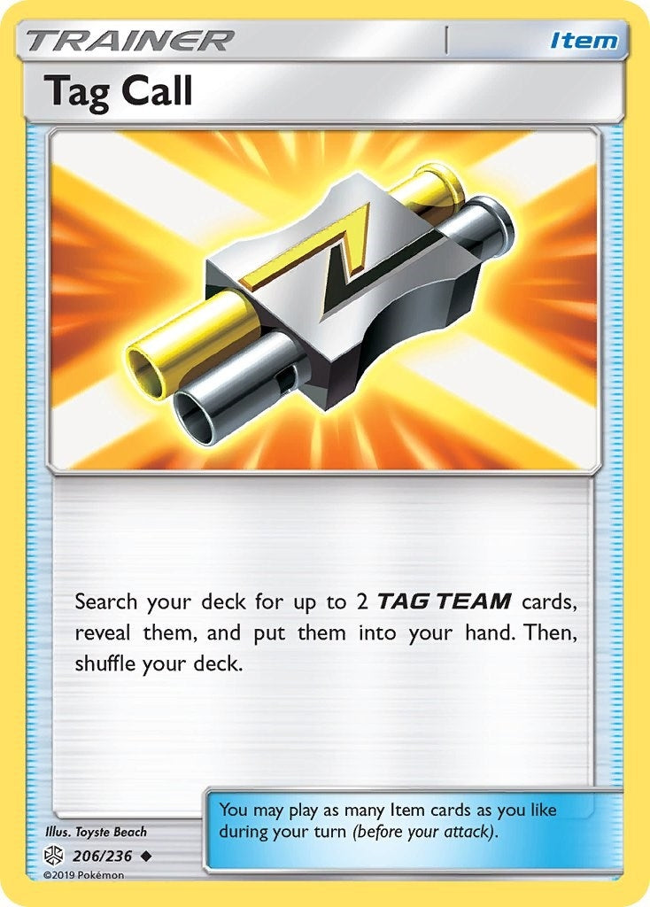 Image for Tag Call (206/236) (SM - Cosmic Eclipse) (SM12) - Pokemon