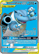 Image for Blastoise & Piplup GX (Full Art) (214/236) (SM - Cosmic Eclipse) (SM12) - Pokemon
