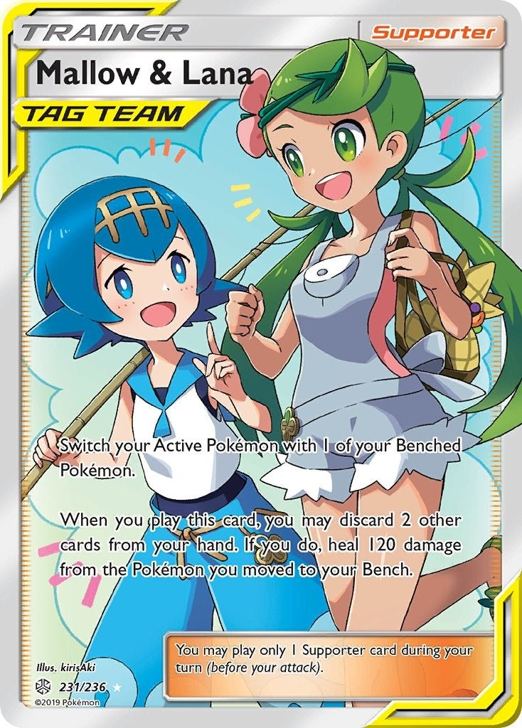 Mallow & Lana (Full Art) (231/236) (SM - Cosmic Eclipse) Pokemon