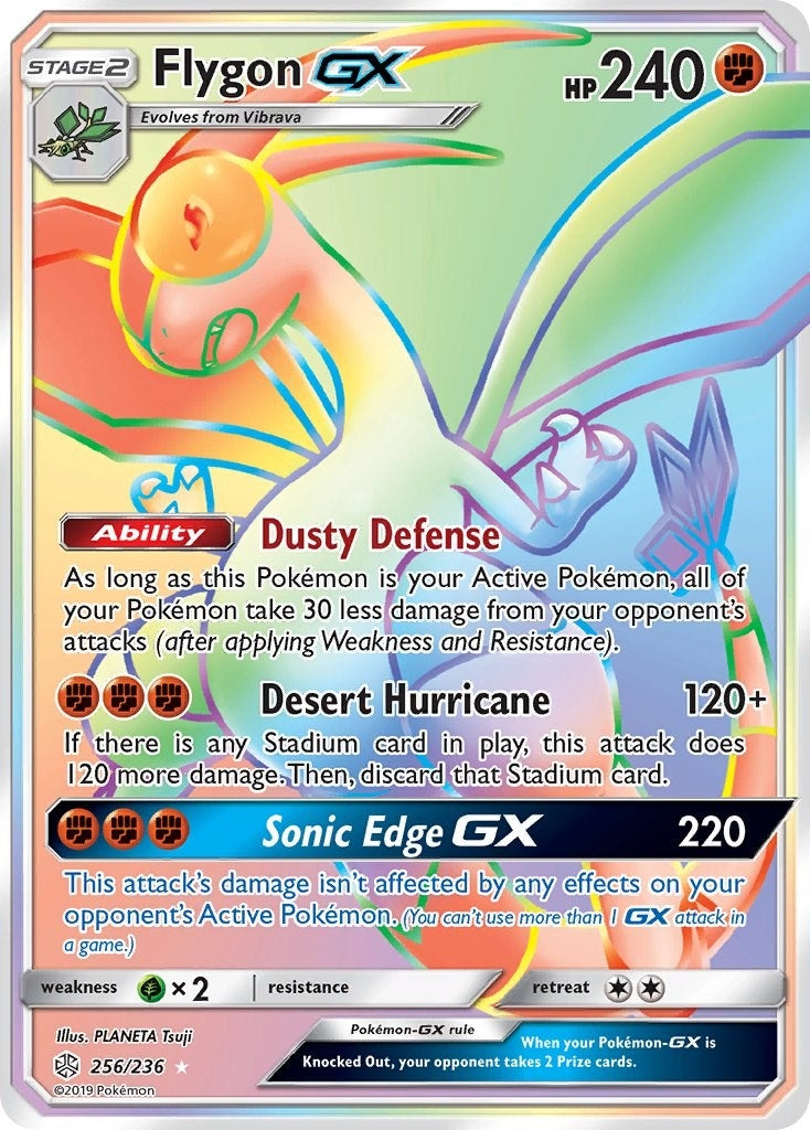 Image for Flygon GX (Secret) (256/236) (SM - Cosmic Eclipse) (SM12) - Pokemon