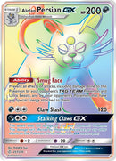 Alolan Persian GX (Secret) (257/236) (SM - Cosmic Eclipse) (SM12) Pokemon