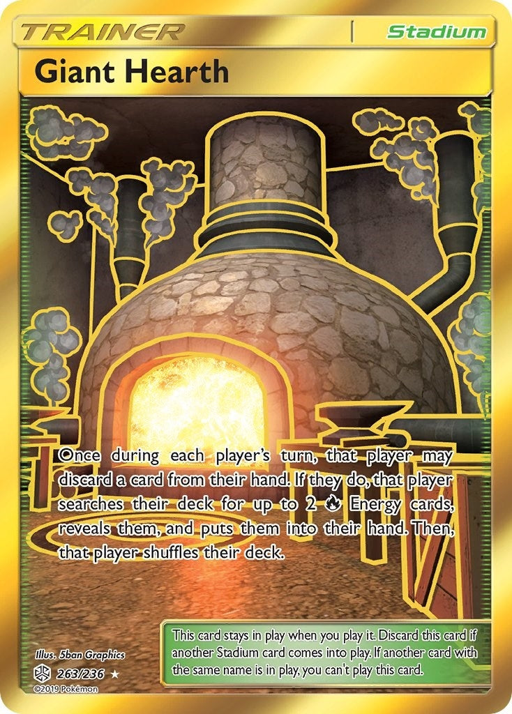 Image for Giant Hearth (Secret) (263/236) (SM - Cosmic Eclipse) (SM12) - Pokemon