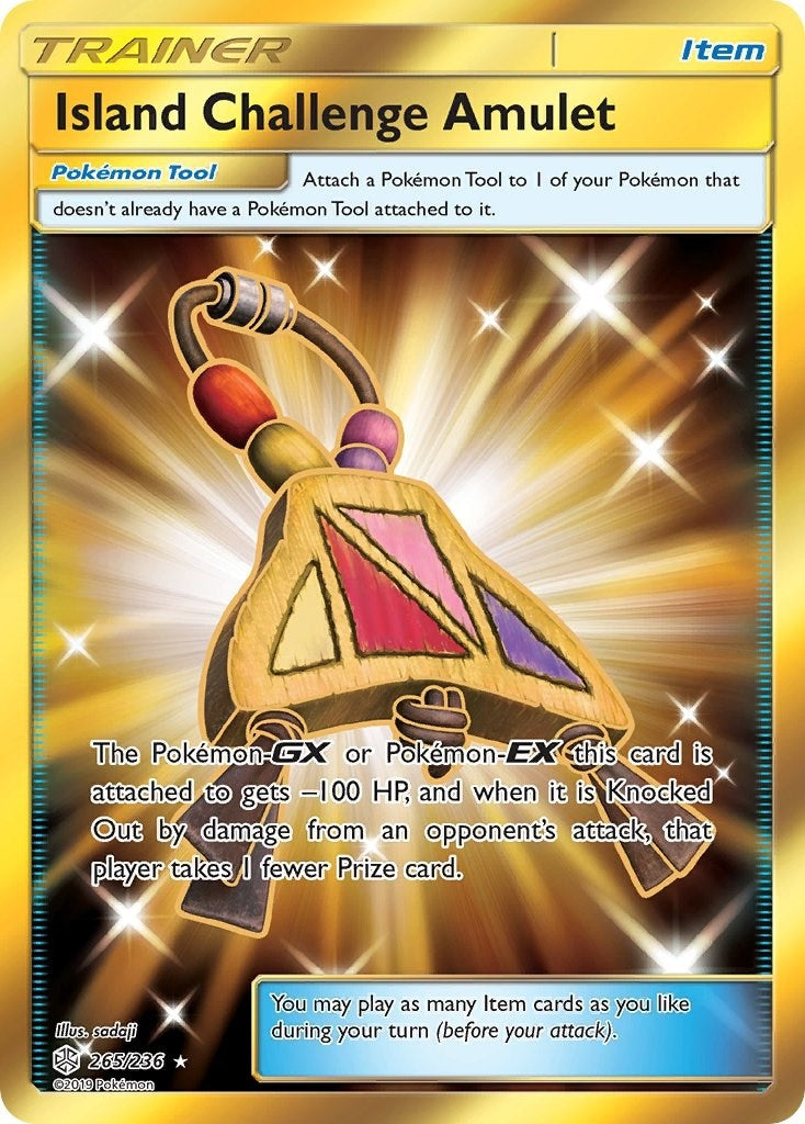 Image for Island Challenge Amulet (Secret) (265/236) (SM - Cosmic Eclipse) (SM12) - Pokemon