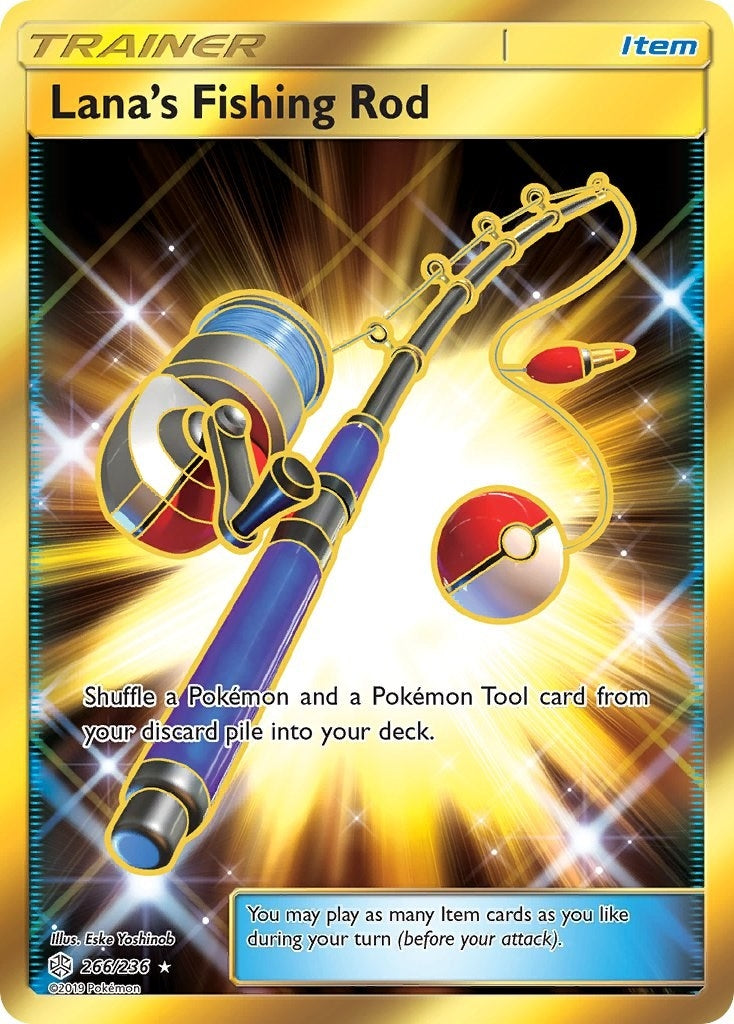 Image for Lana's Fishing Rod (Secret) (266/236) (SM - Cosmic Eclipse) (SM12) - Pokemon