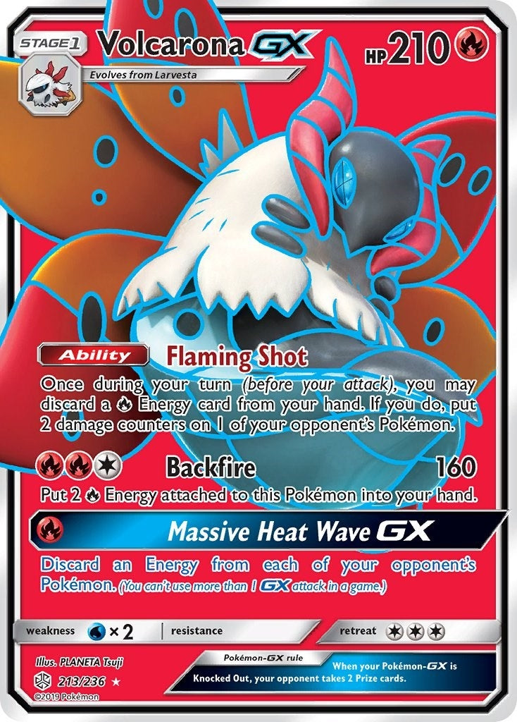 Image for Volcarona GX (Full Art) (213/236) (SM - Cosmic Eclipse) (SM12) - Pokemon